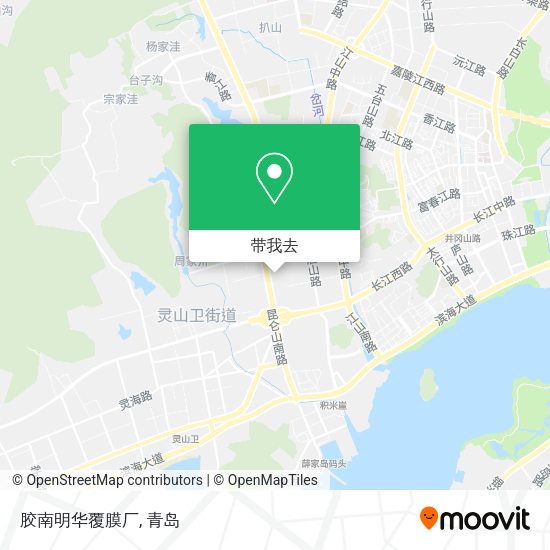 胶南明华覆膜厂地图