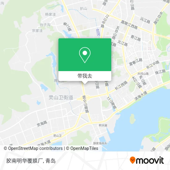 胶南明华覆膜厂地图