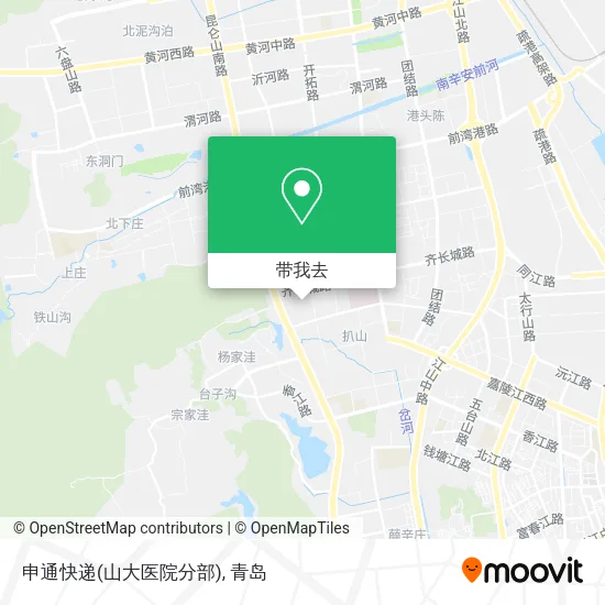 申通快递(山大医院分部)地图