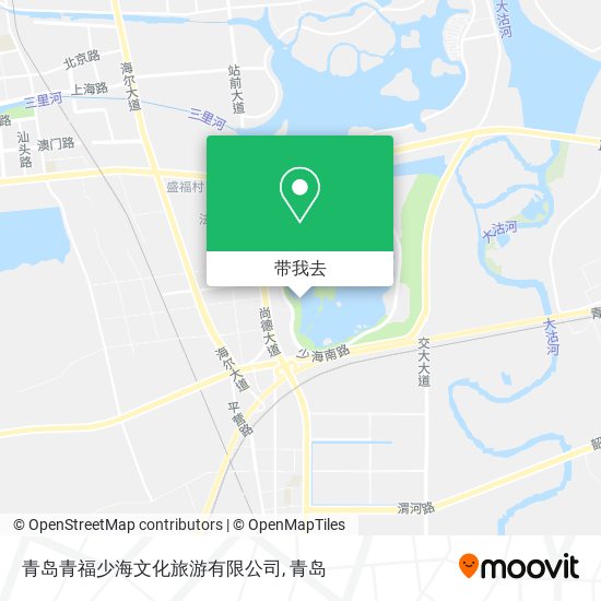 青岛青福少海文化旅游有限公司地图