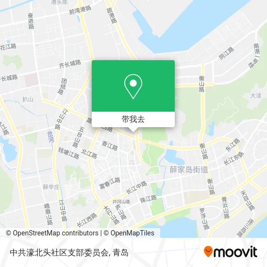 中共濠北头社区支部委员会地图