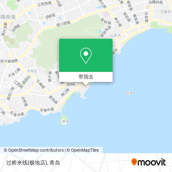 过桥米线(极地店)地图