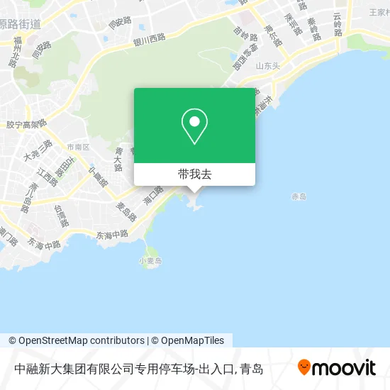中融新大集团有限公司专用停车场-出入口地图