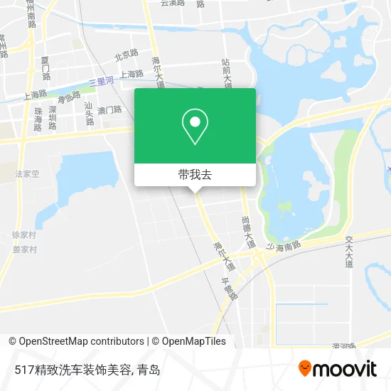 517精致洗车装饰美容地图