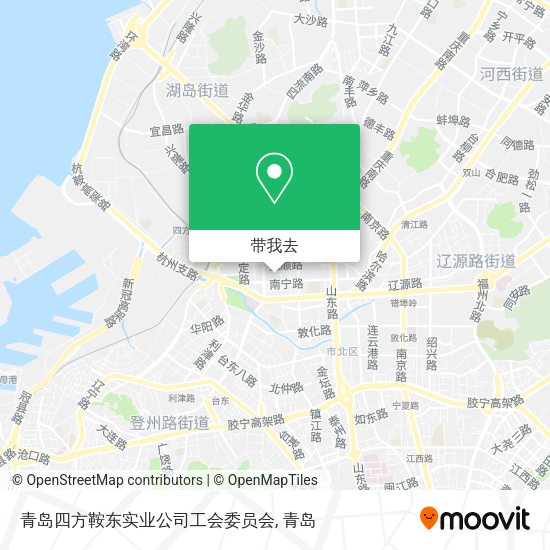 青岛四方鞍东实业公司工会委员会地图