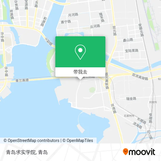 青岛求实学院地图
