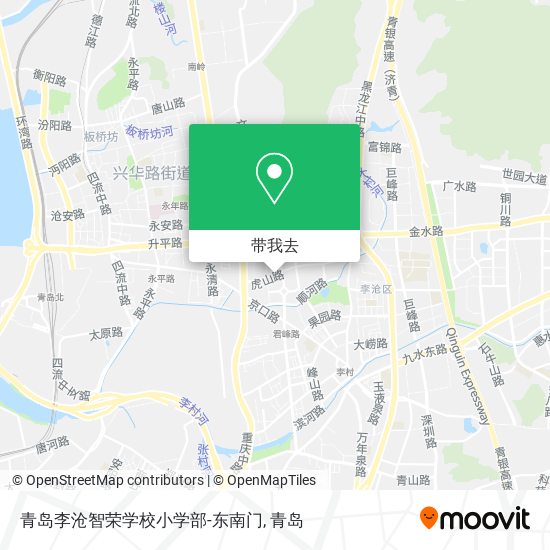 青岛李沧智荣学校小学部-东南门地图