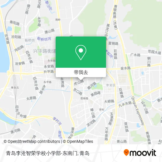 青岛李沧智荣学校小学部-东南门地图