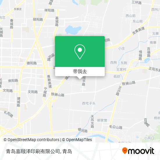 青岛嘉颐泽印刷有限公司地图