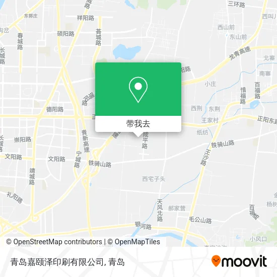 青岛嘉颐泽印刷有限公司地图