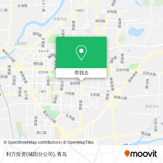 利万投资(城阳分公司)地图