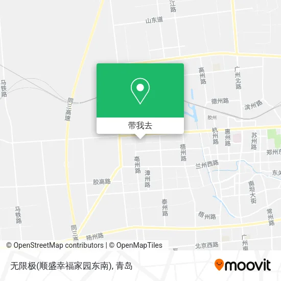 无限极(顺盛幸福家园东南)地图