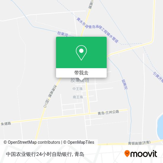 中国农业银行24小时自助银行地图