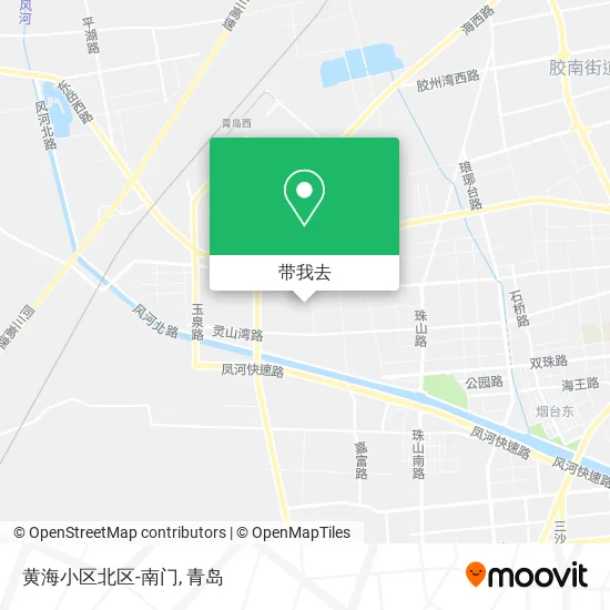 黄海小区北区-南门地图