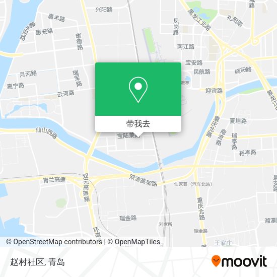 赵村社区地图