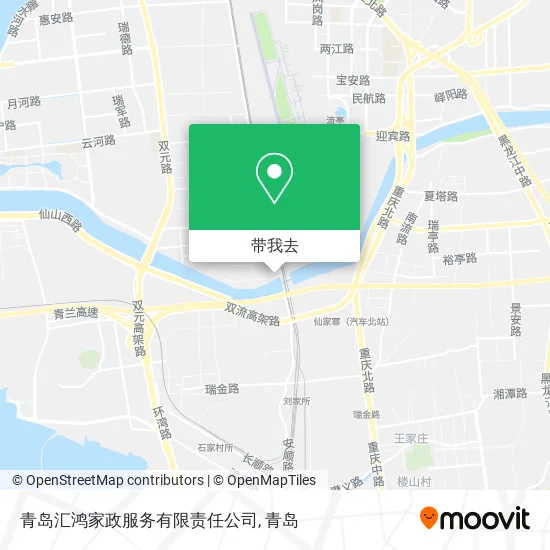 青岛汇鸿家政服务有限责任公司地图