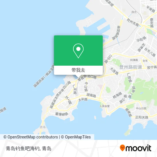 青岛钓鱼吧海钓地图