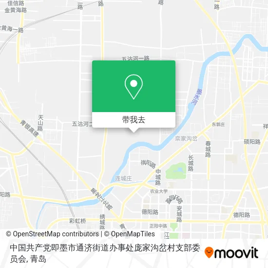 中国共产党即墨市通济街道办事处庞家沟岔村支部委员会地图