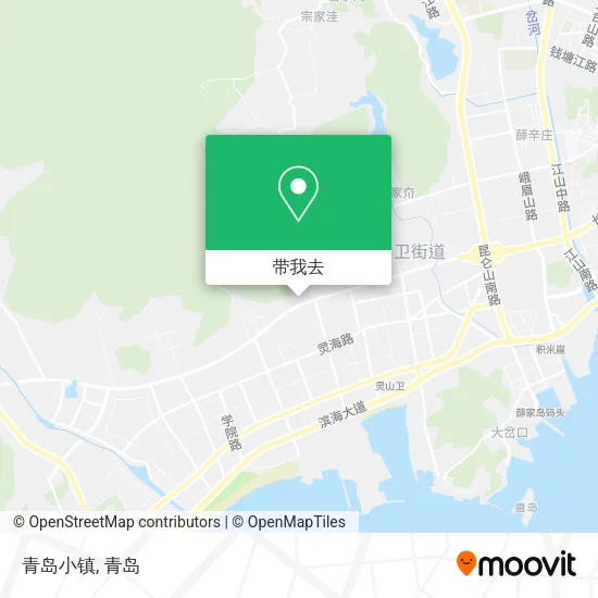 青岛小镇地图