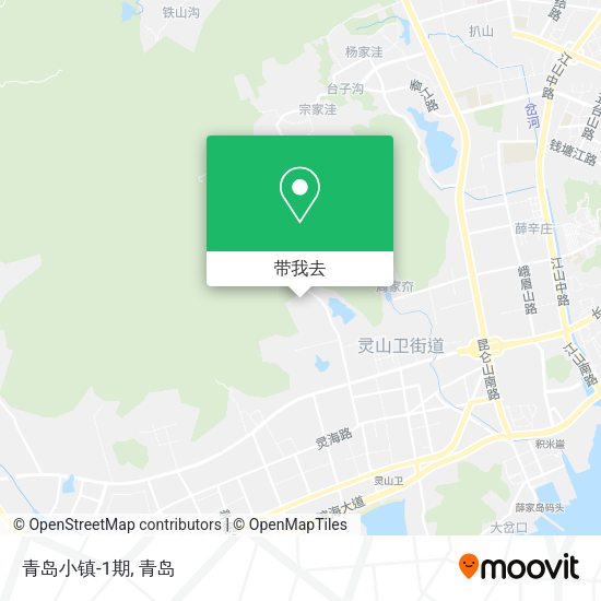 青岛小镇-1期地图