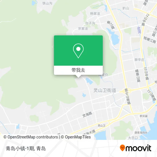 青岛小镇-1期地图