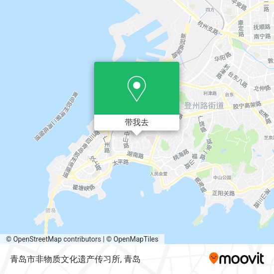 青岛市非物质文化遗产传习所地图