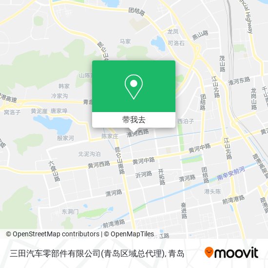 三田汽车零部件有限公司(青岛区域总代理)地图