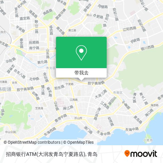 招商银行ATM(大润发青岛宁夏路店)地图
