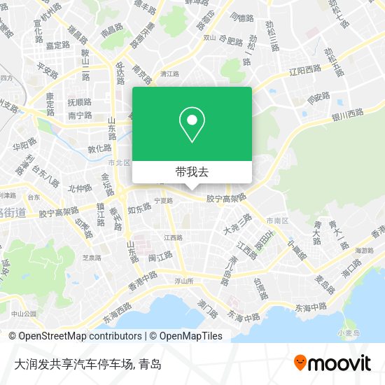 大润发共享汽车停车场地图