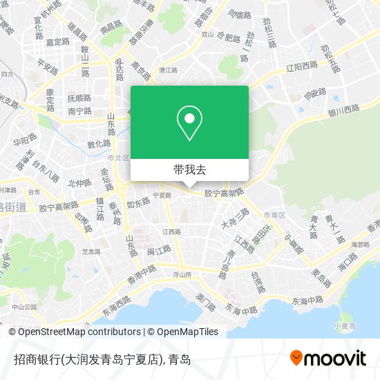 招商银行(大润发青岛宁夏店)地图