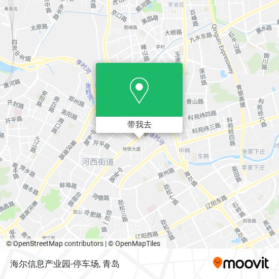 海尔信息产业园-停车场地图