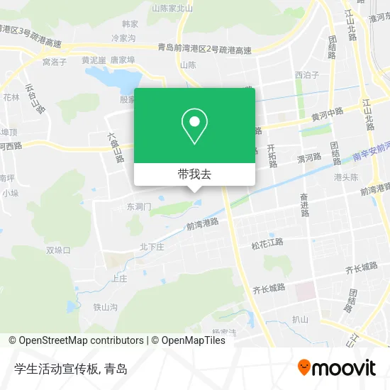 学生活动宣传板地图