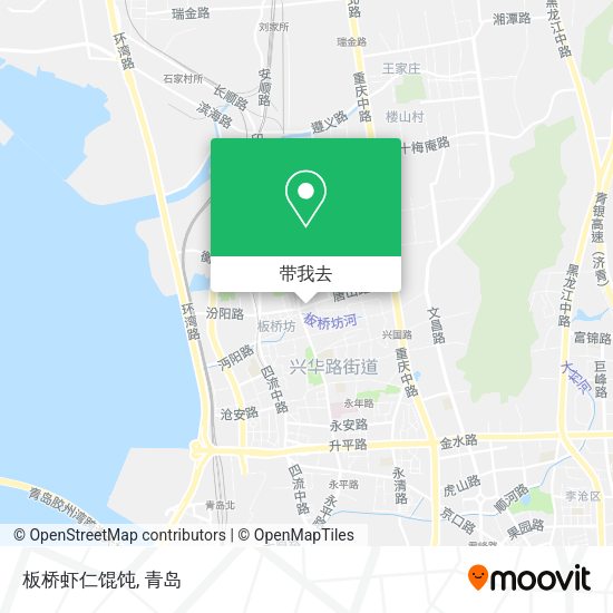 板桥虾仁馄饨地图