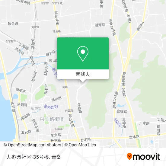 大枣园社区-35号楼地图