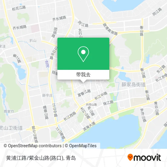 黄浦江路/紫金山路(路口)地图