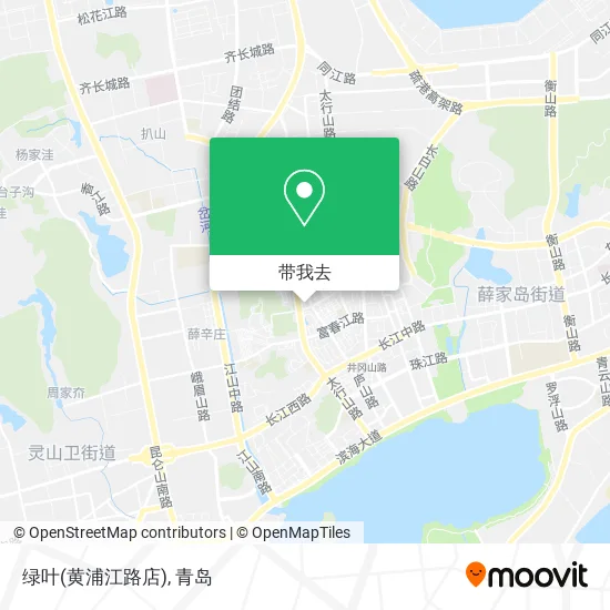 绿叶(黄浦江路店)地图