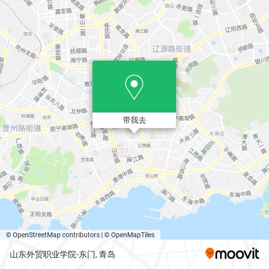 山东外贸职业学院-东门地图