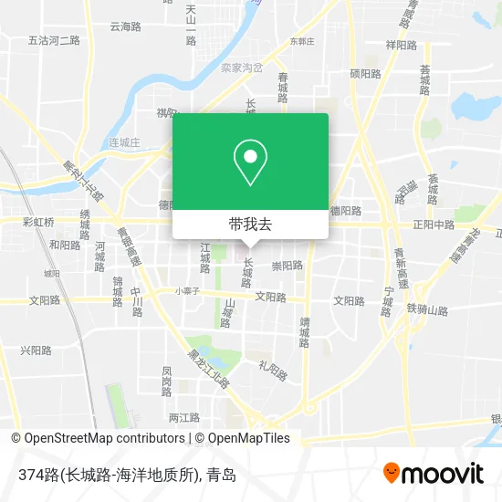 374路(长城路-海洋地质所)地图
