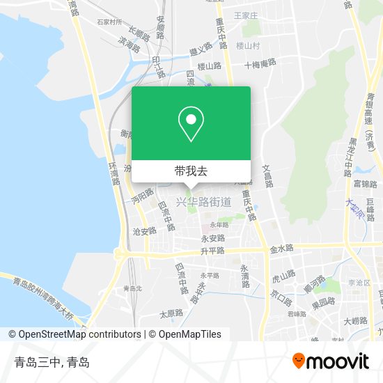 青岛三中地图