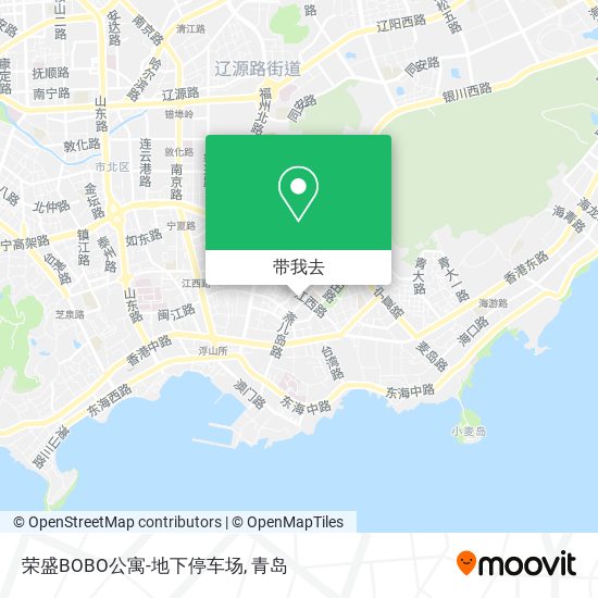 荣盛BOBO公寓-地下停车场地图