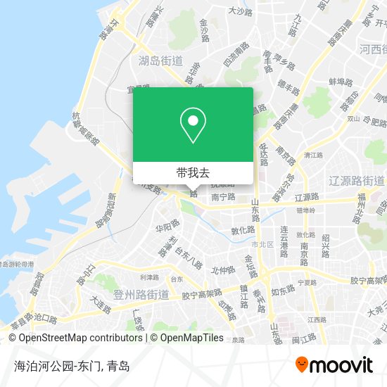 海泊河公园-东门地图