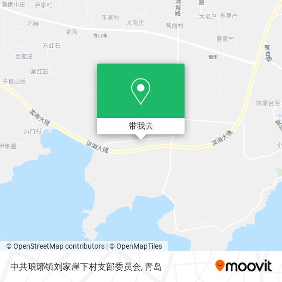 中共琅琊镇刘家崖下村支部委员会地图