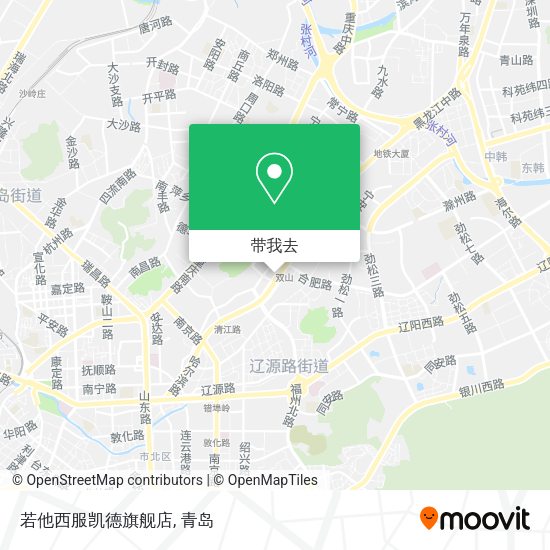 若他西服凯德旗舰店地图