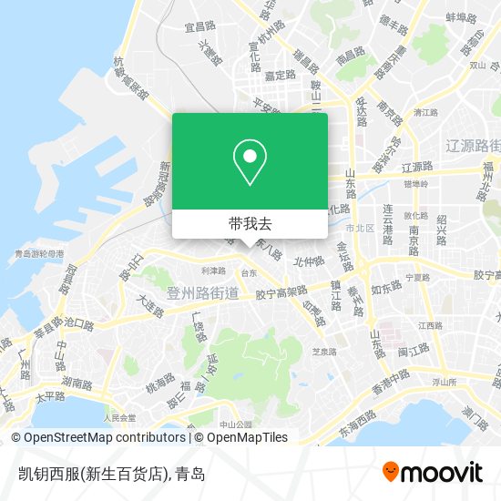 凯钥西服(新生百货店)地图