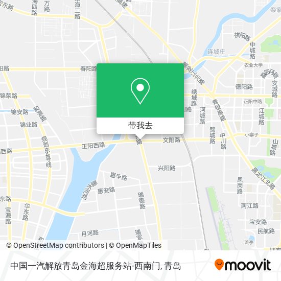 中国一汽解放青岛金海超服务站-西南门地图
