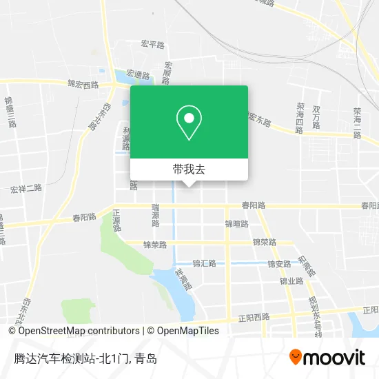 腾达汽车检测站-北1门地图
