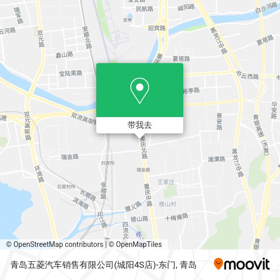青岛五菱汽车销售有限公司(城阳4S店)-东门地图