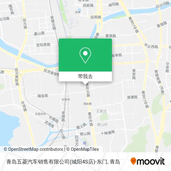 青岛五菱汽车销售有限公司(城阳4S店)-东门地图