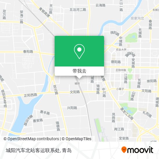 城阳汽车北站客运联系处地图