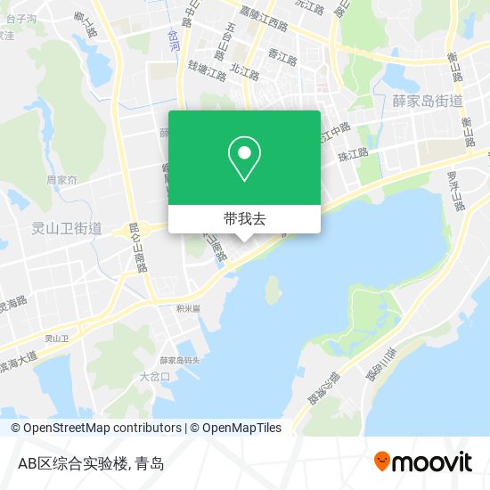 AB区综合实验楼地图